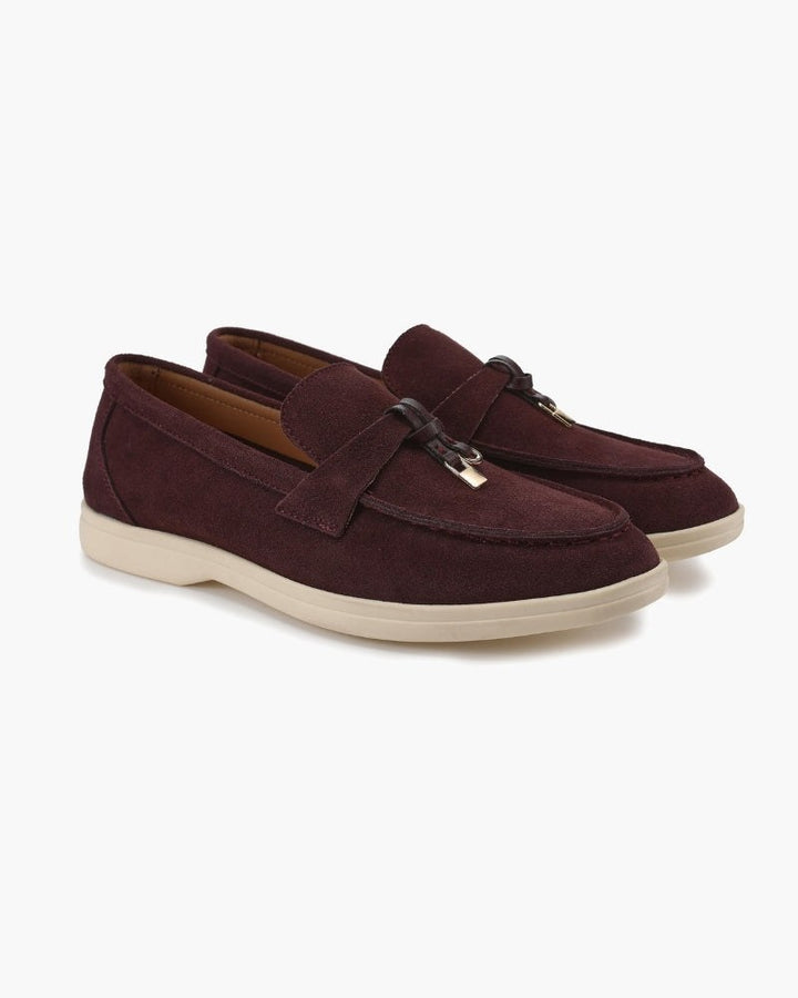 Pénélope — Chaussures Femme Mocassin Daim Sans Lacets, Nelly Boutique — image 18