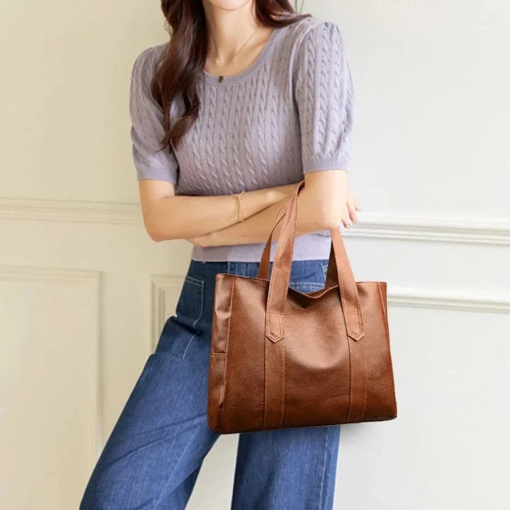 Sabine — Sac Luxe Femme Grand Cabas Zippé, Nelly Boutique — image 3