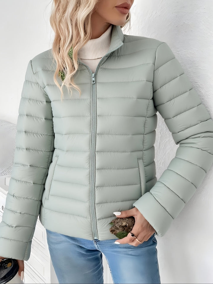 Véronique — Doudoune Femme Légère Col Montant Zippé, Nelly Boutique — image 3