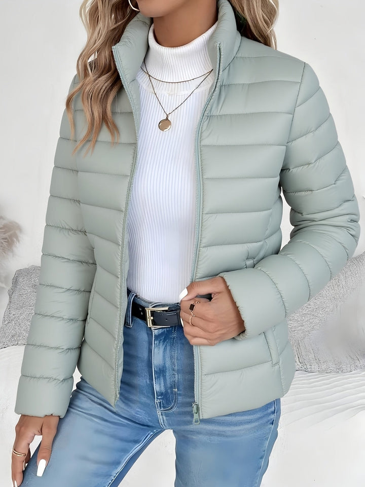 Véronique — Doudoune Femme Légère Col Montant Zippé, Nelly Boutique — image 4