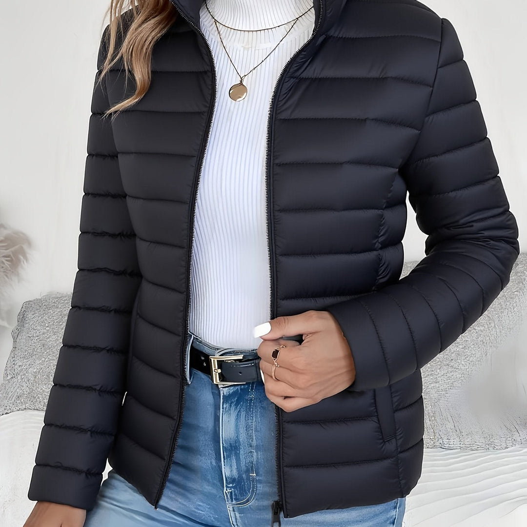 Véronique — Doudoune Femme Légère Col Montant Zippé, Nelly Boutique — image 6