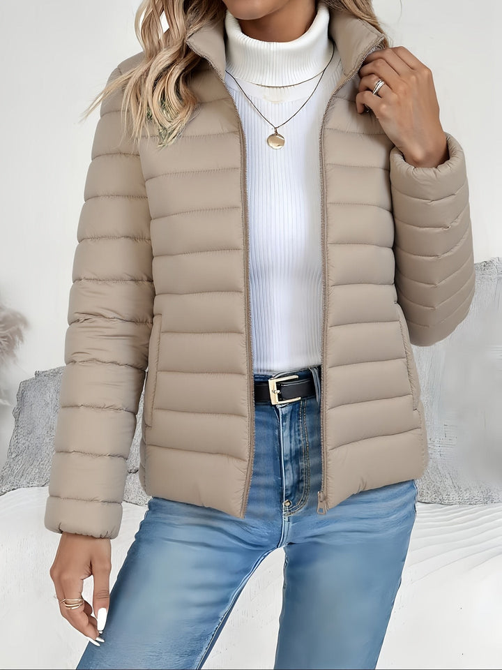 Véronique — Doudoune Femme Légère Col Montant Zippé, Nelly Boutique — image 14