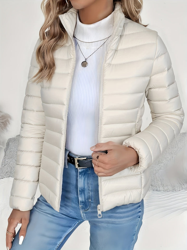 Véronique — Doudoune Femme Légère Col Montant Zippé, Nelly Boutique — image 19
