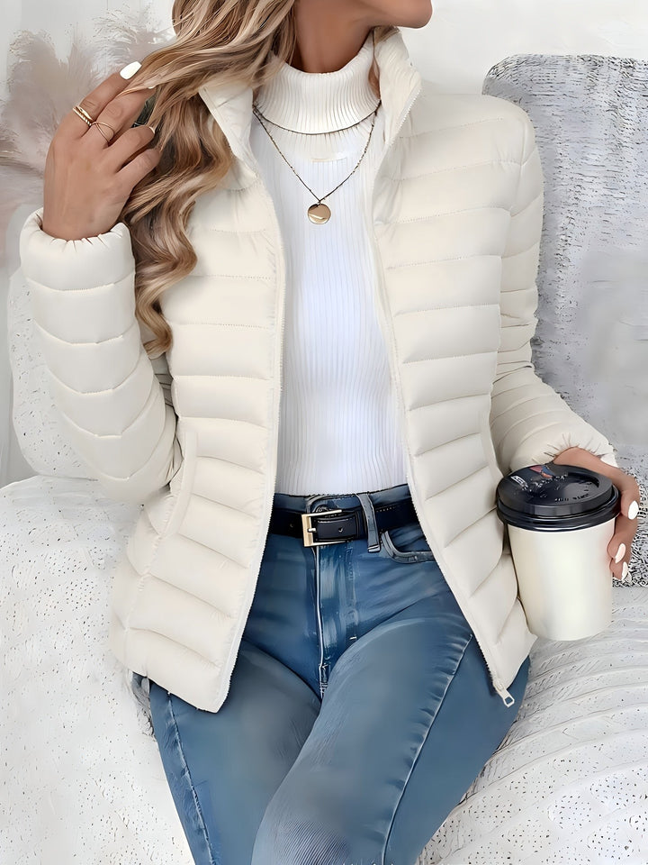 Véronique — Doudoune Femme Légère Col Montant Zippé, Nelly Boutique — image 20