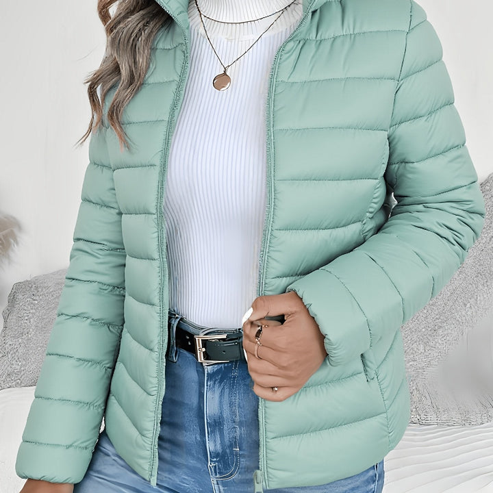 Véronique — Doudoune Femme Légère Col Montant Zippé, Nelly Boutique — image 24