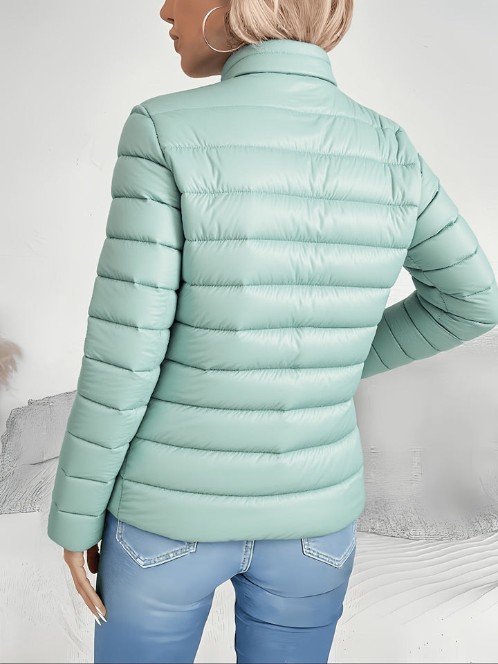 Véronique — Doudoune Femme Légère Col Montant Zippé, Nelly Boutique — image 28