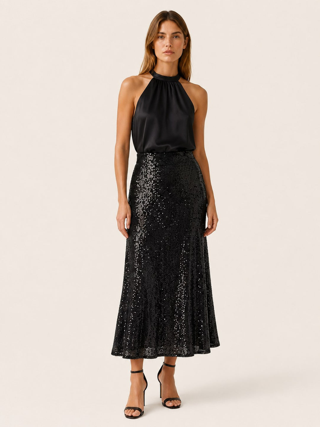 Zélie — Jupe à Paillette Femme Longue Taille Élastique, Nelly Boutique — image 7