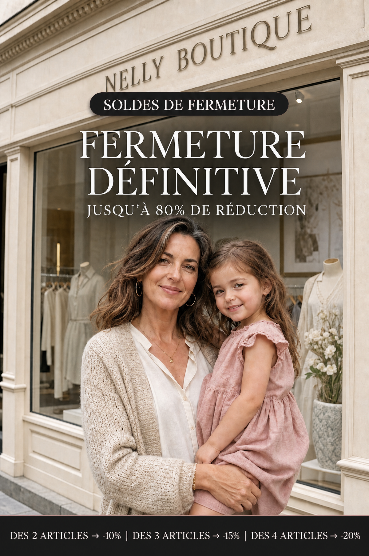 Soldes de fermeture - Jusqu'a 80% de reduction